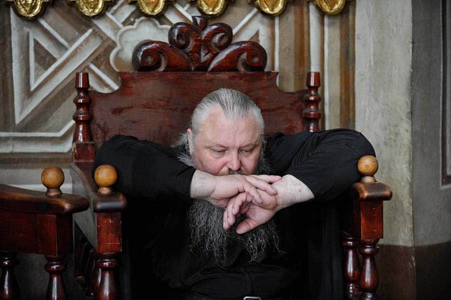 Монах Верхотурского монастыря Пимен. Свердловская область. Фото: Алексей Владыкин.